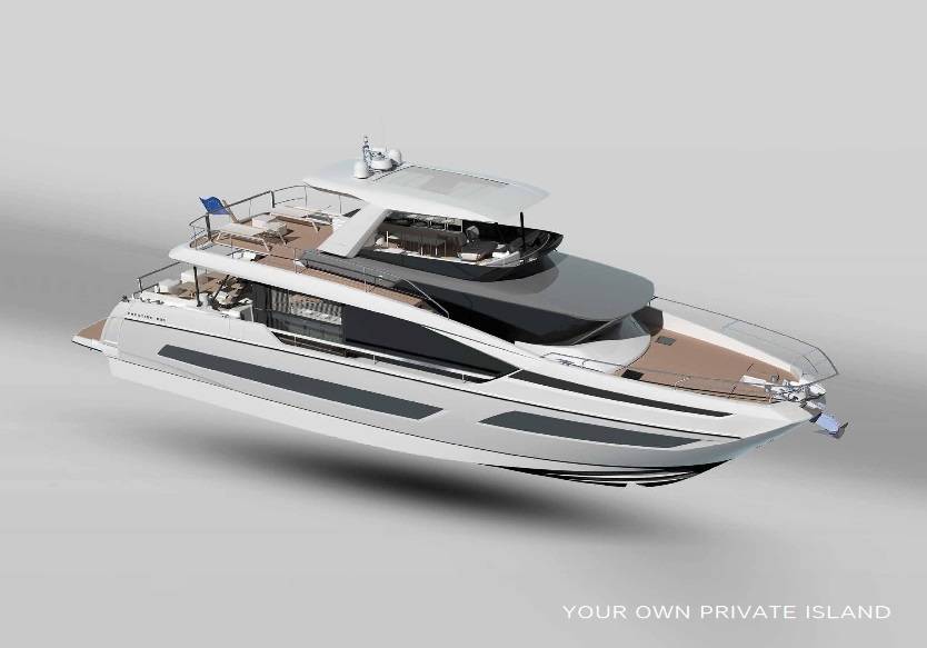 prestige yacht x line 
